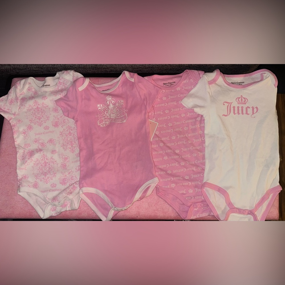 7 pieces Juicy Couture baby girl bundle
